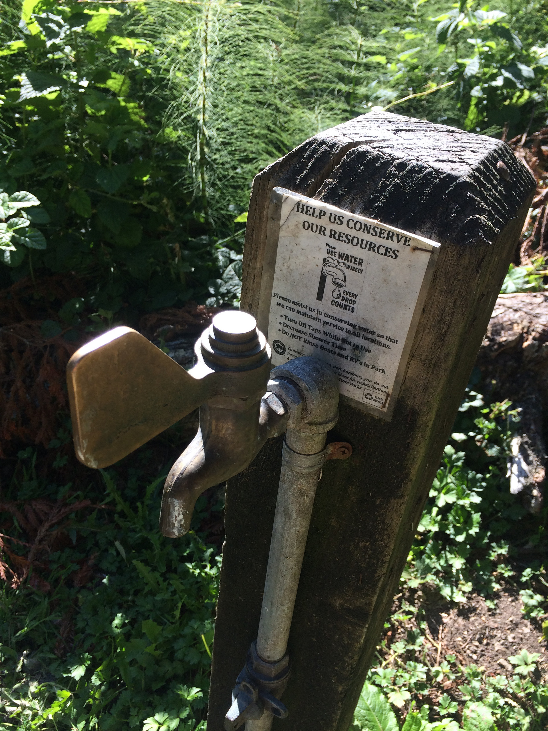 #25 has it's own potable water spigot.