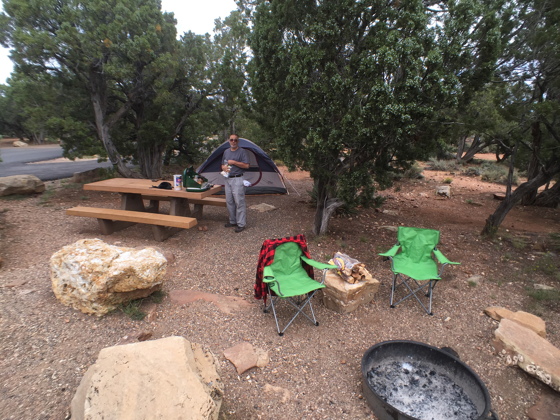 The campsites here are awesome. 