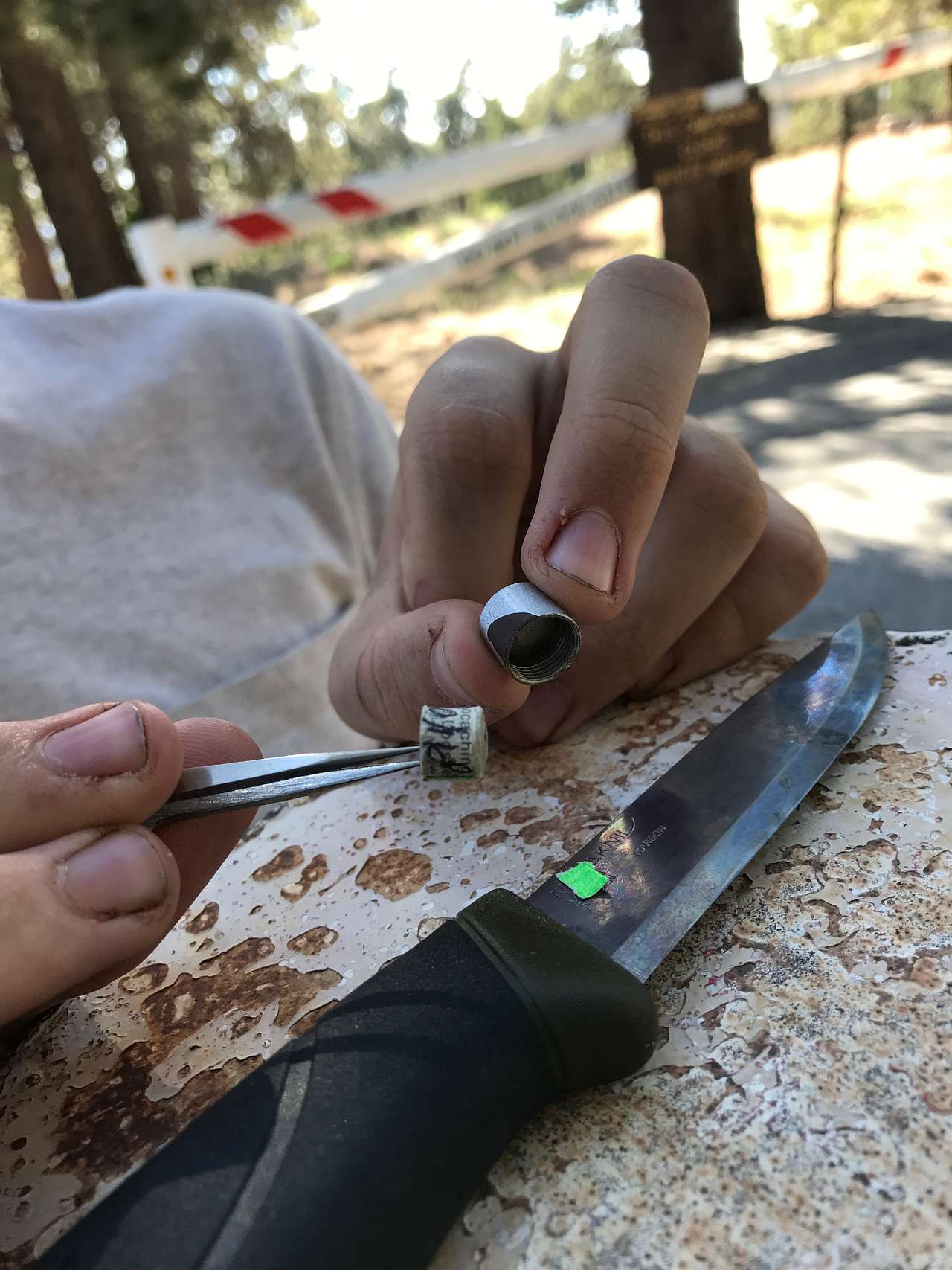 Lots of geocaching in the area. 