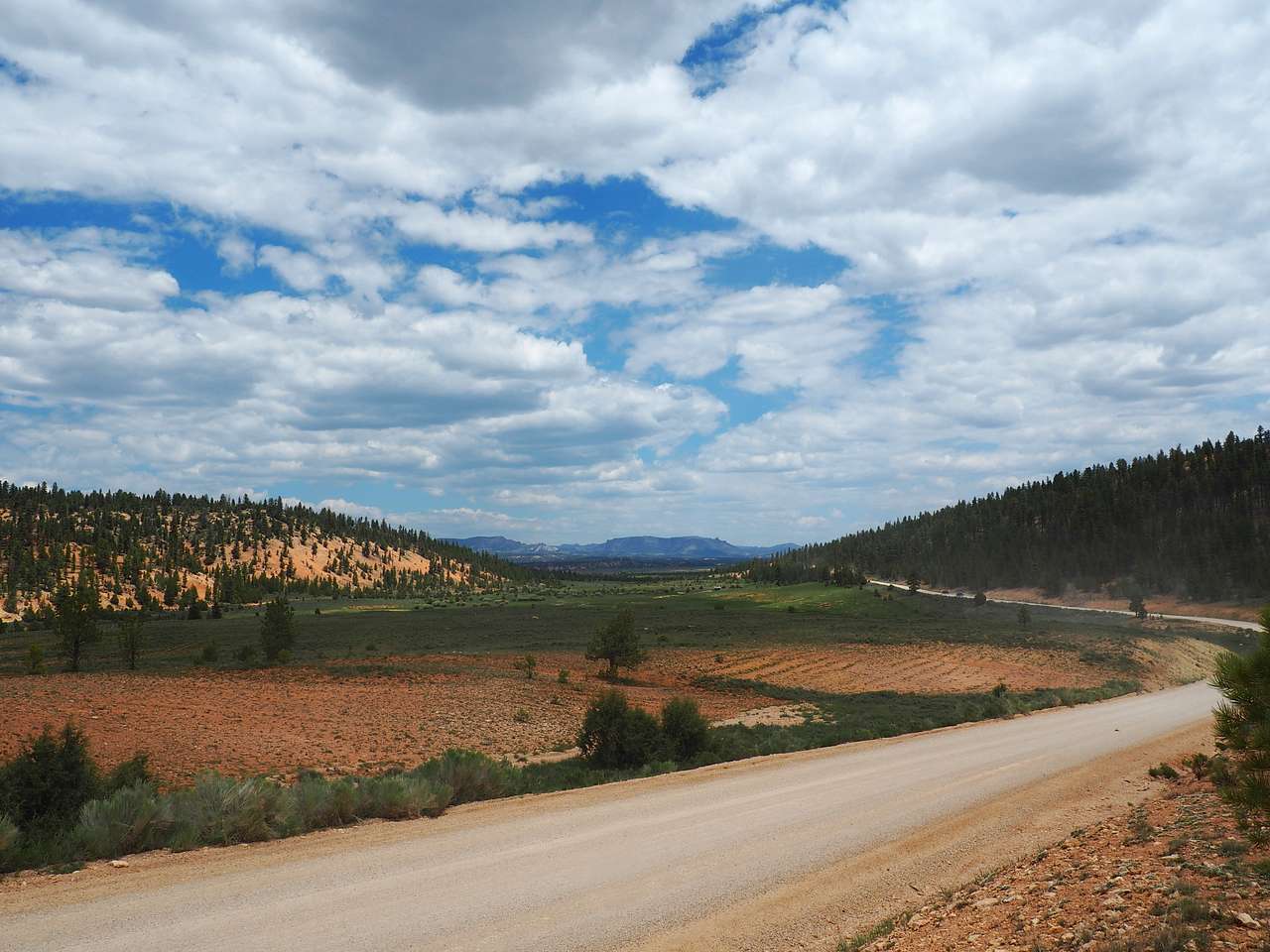 The access road to King Creek Campground