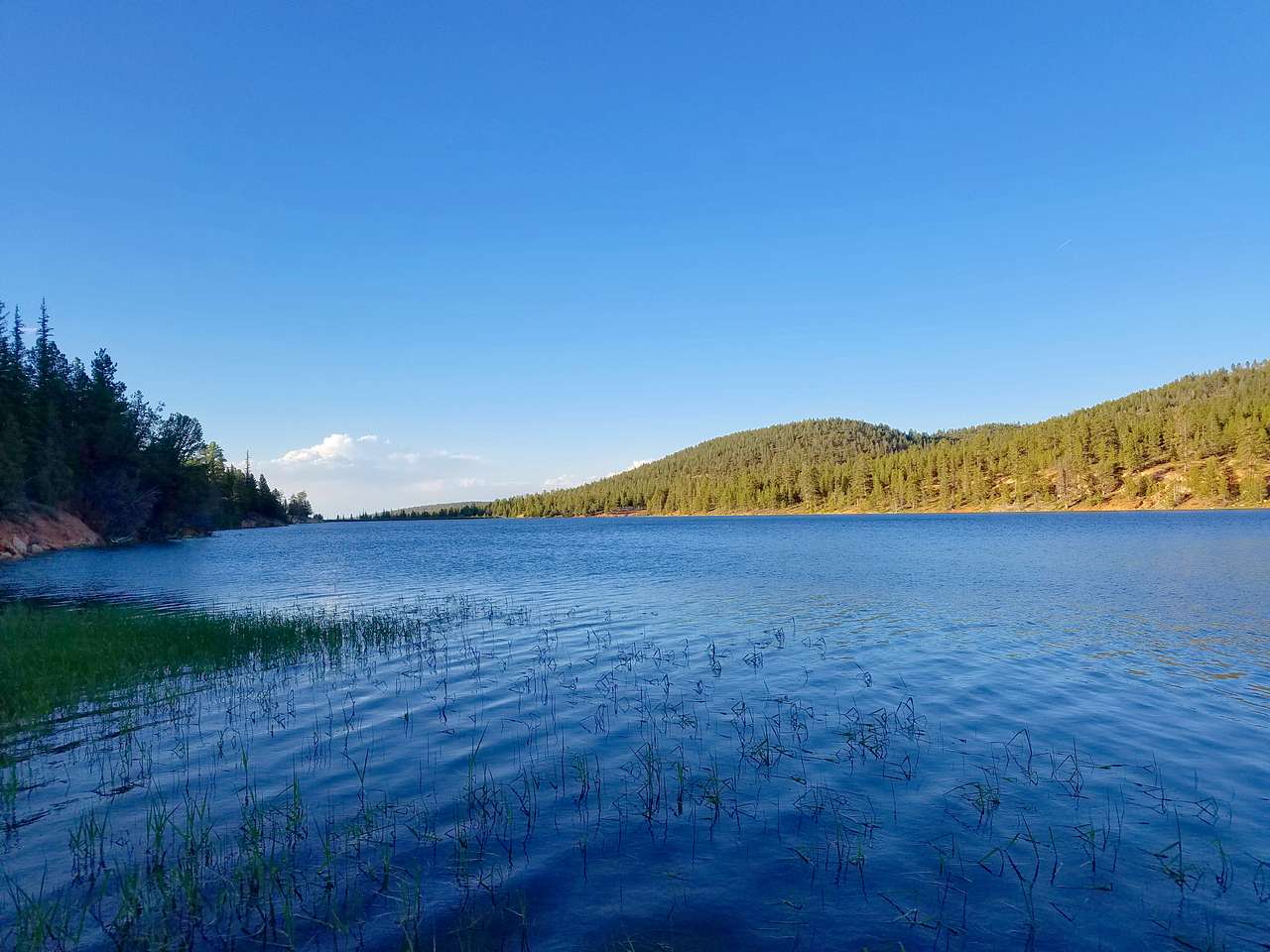 A walk down to Tropic Reservoir is a relaxing way to end the day.