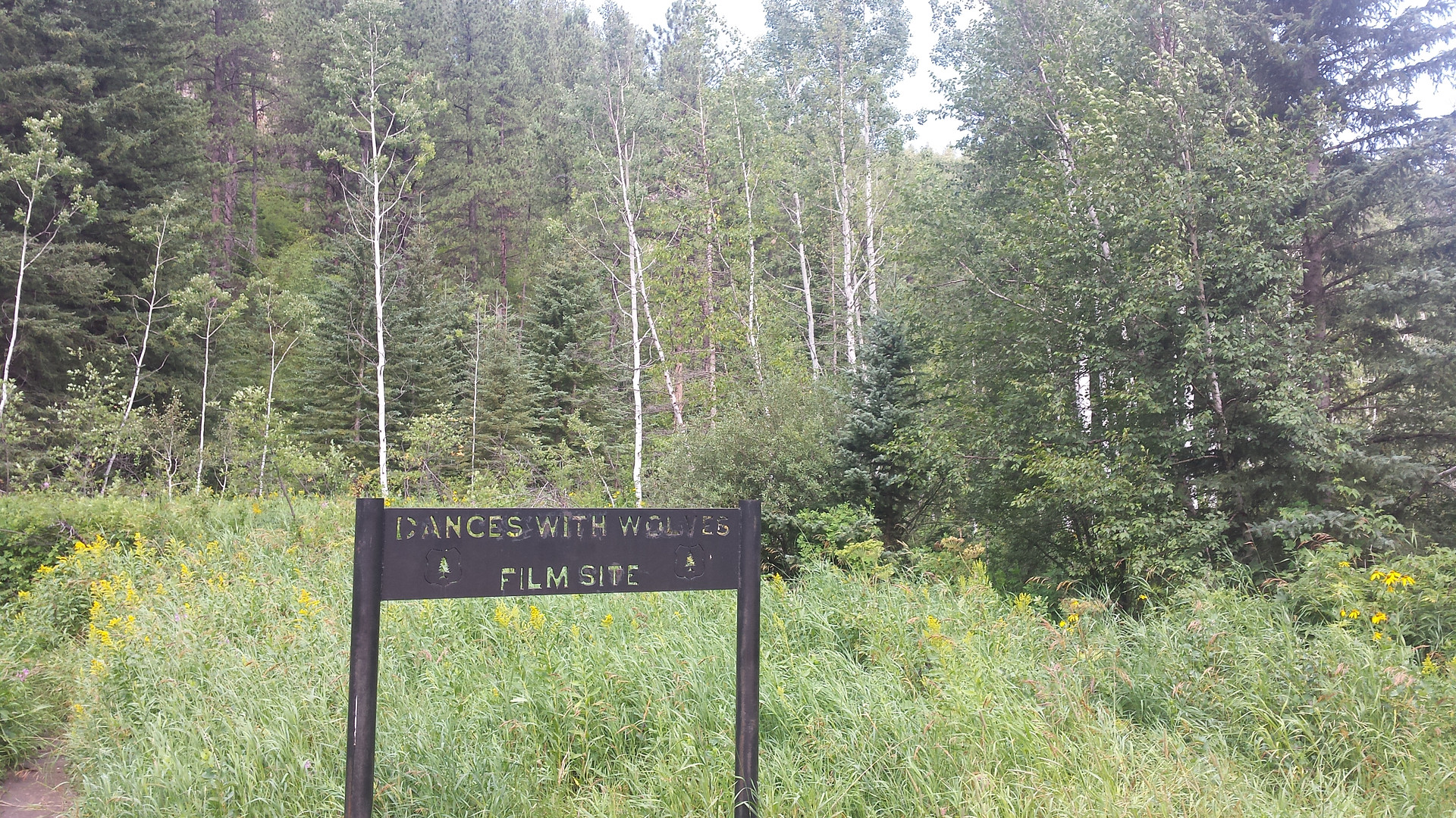 Keep your eyes open for this marker on your way in from Lead, SD.