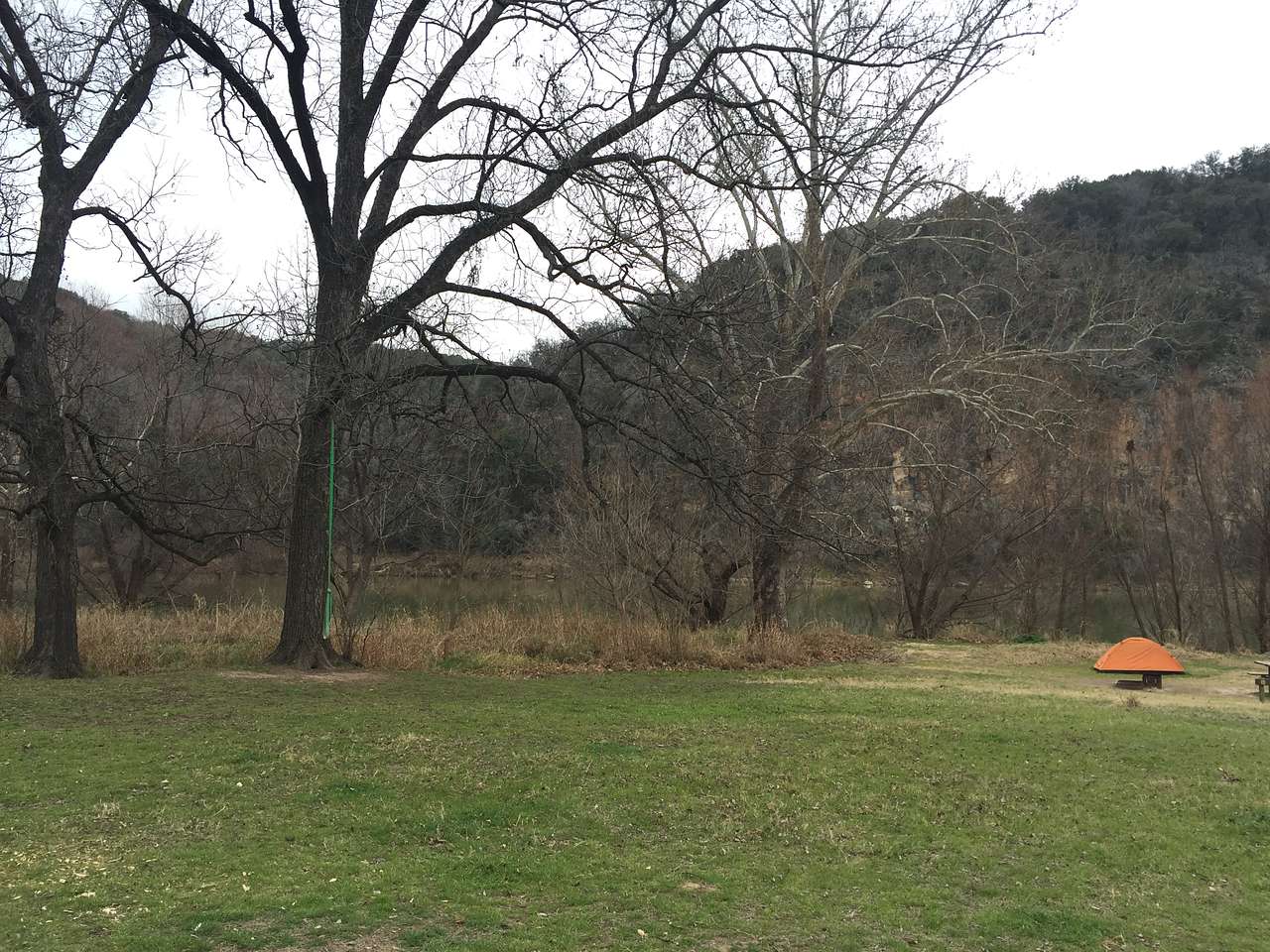 River side campsite. Very open and very fun.