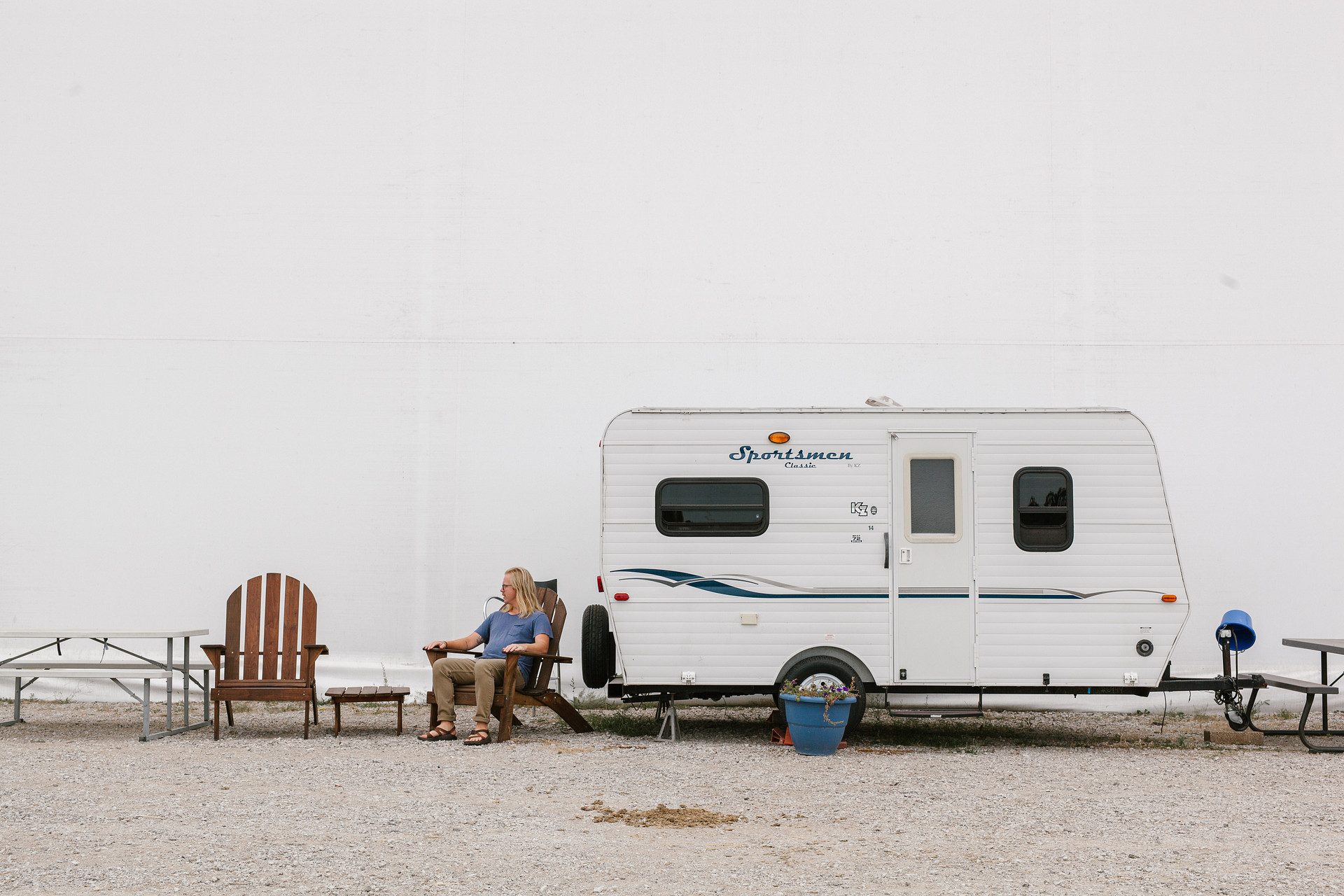 Even has a camper/RV hookup available.