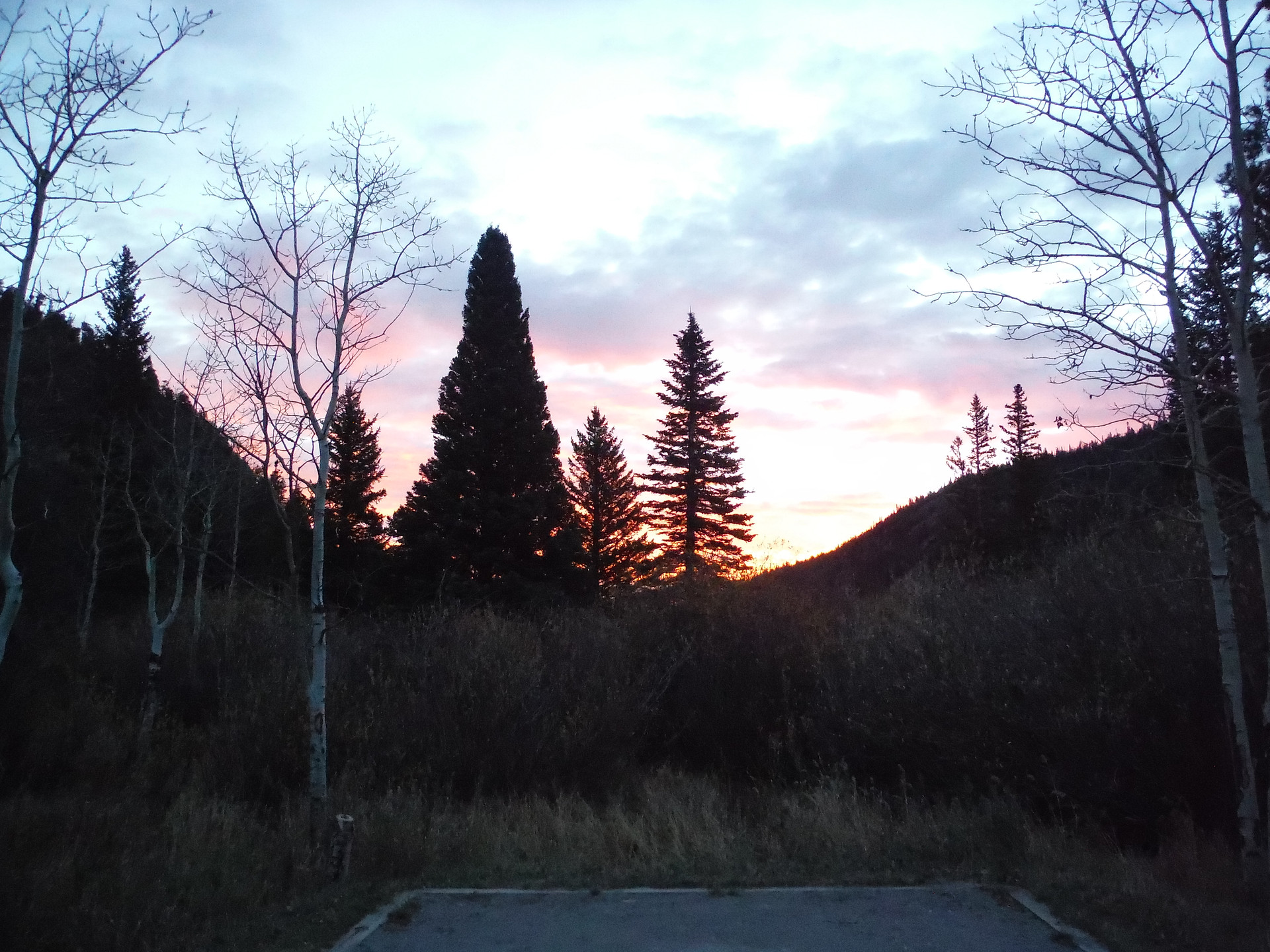 The west sun rise