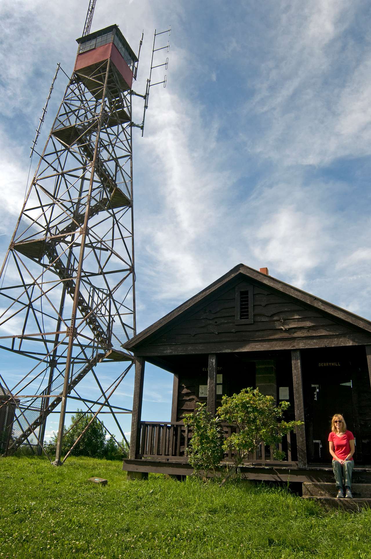 A short hike to the Berry Hill Fire Tower!