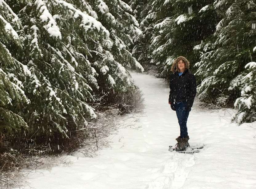 Snowshoeing at Winchester Lake.