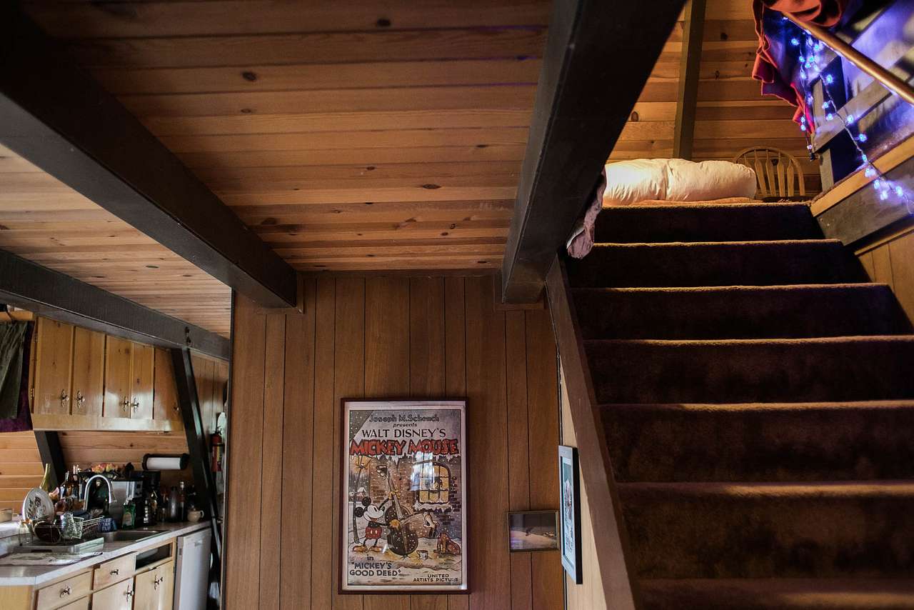 kitchen and stairs 