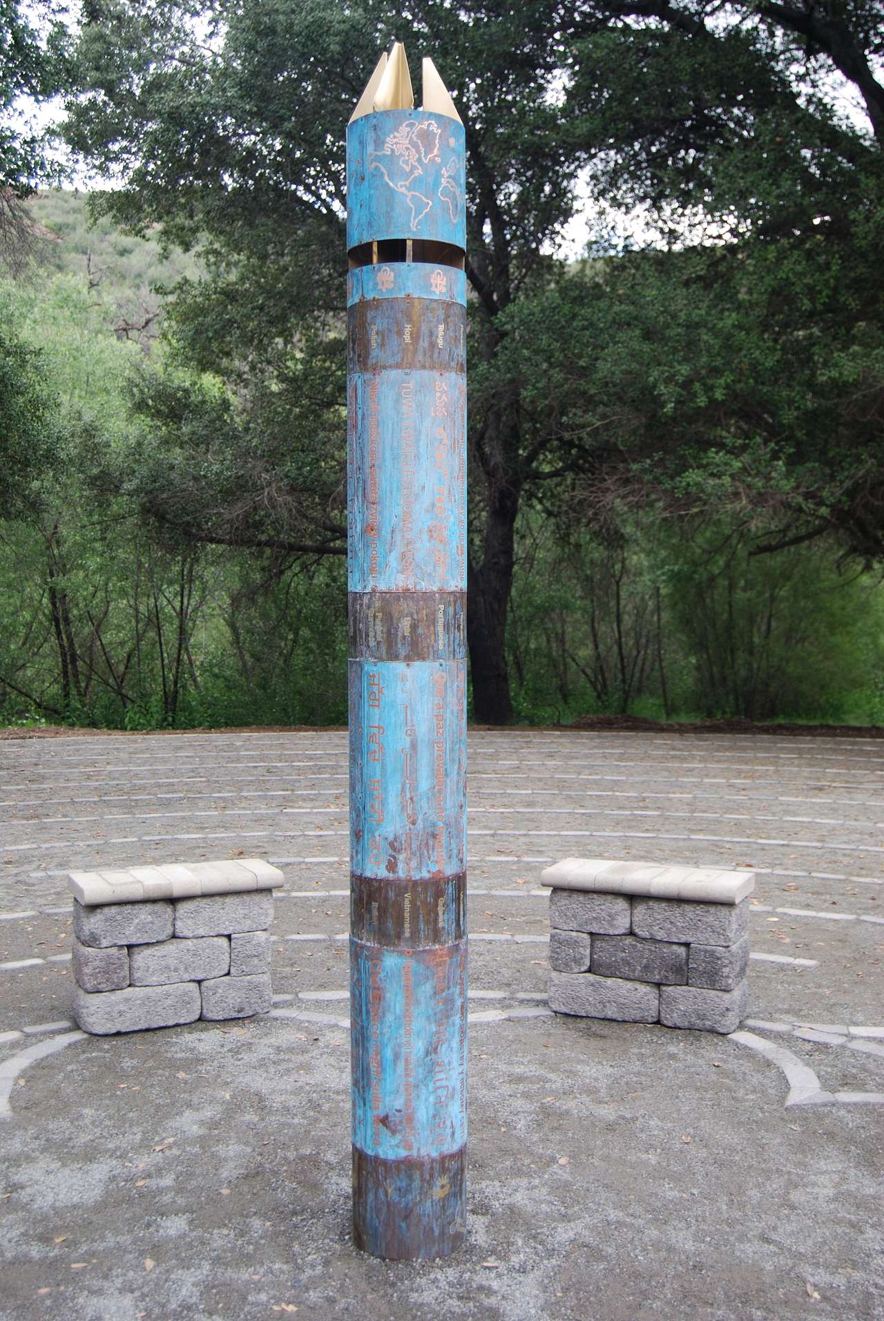 PeacePole at Labyrinth