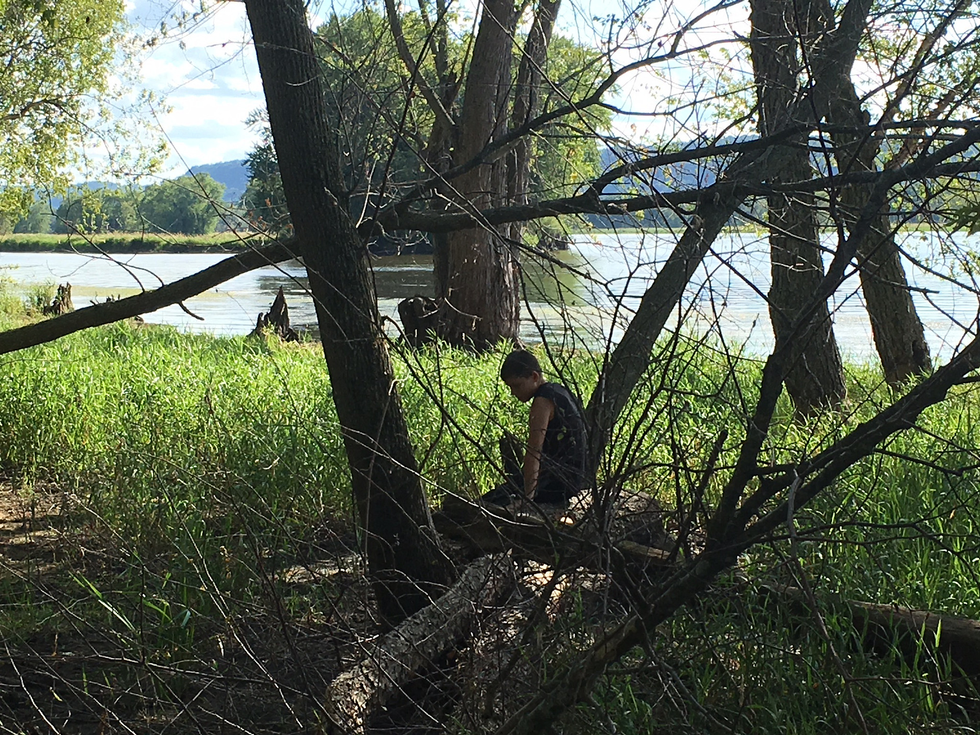 You will be right on the river.  Muddy shoe haters beware. 