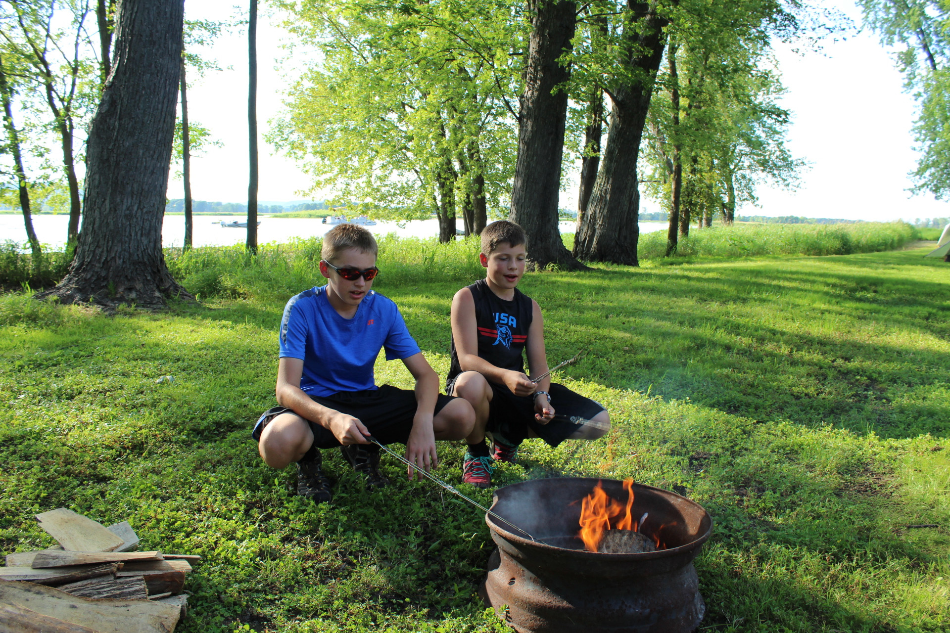 Firewood is available at the camp entrance.  
