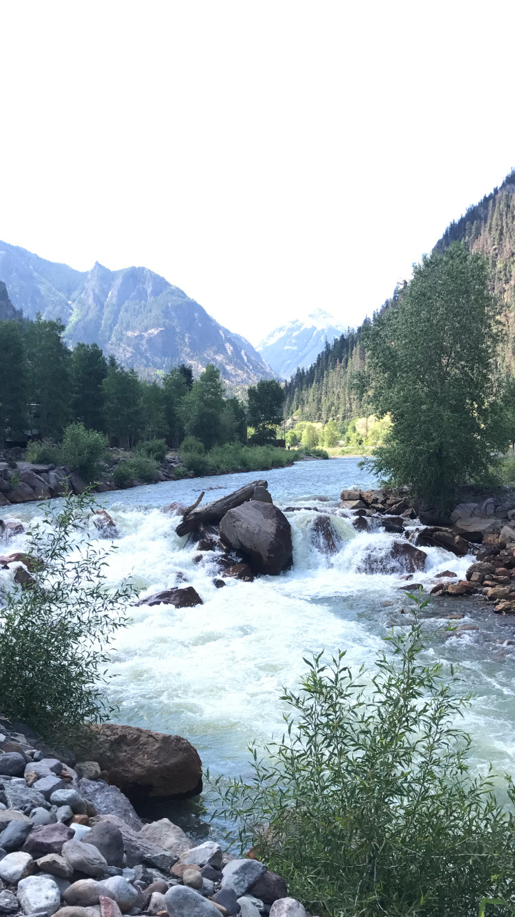 Just below the campground in Ouray. 