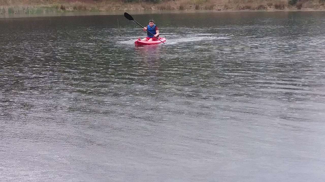 There are kayaks for rent for an additional charge for fishing or simply floating and lowering your blood pressure.