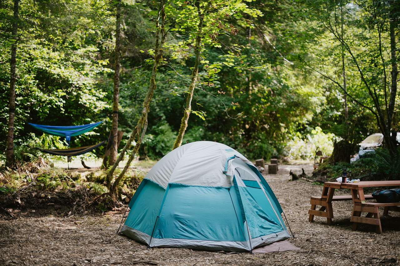 There's plenty of space at campsite #2 and can easily fit groups of people there. 