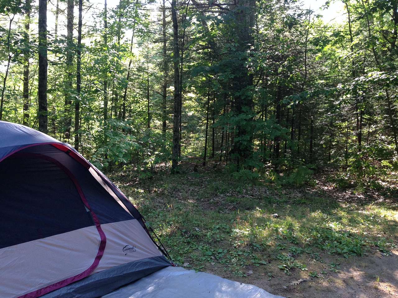 Our campsite 