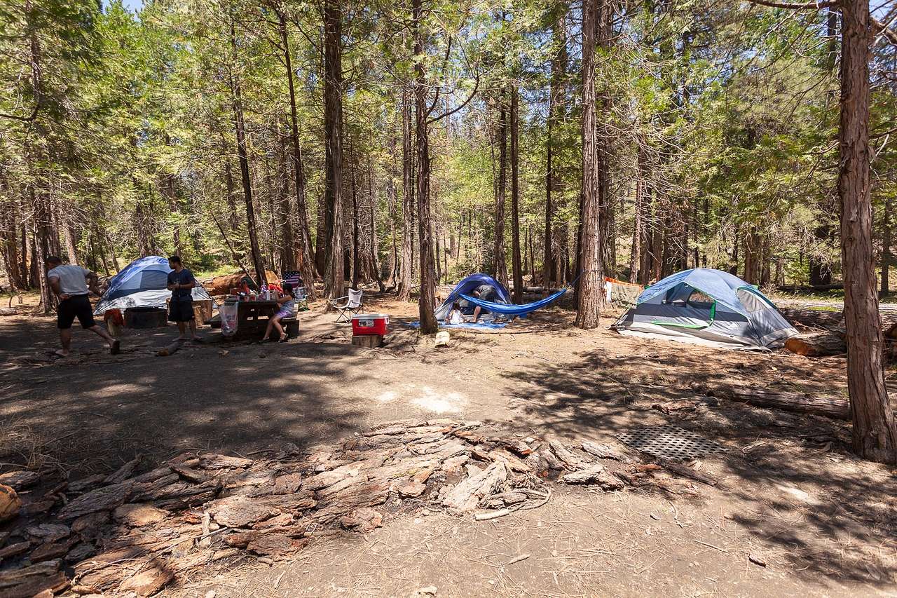 Our campsite at Princess Campground