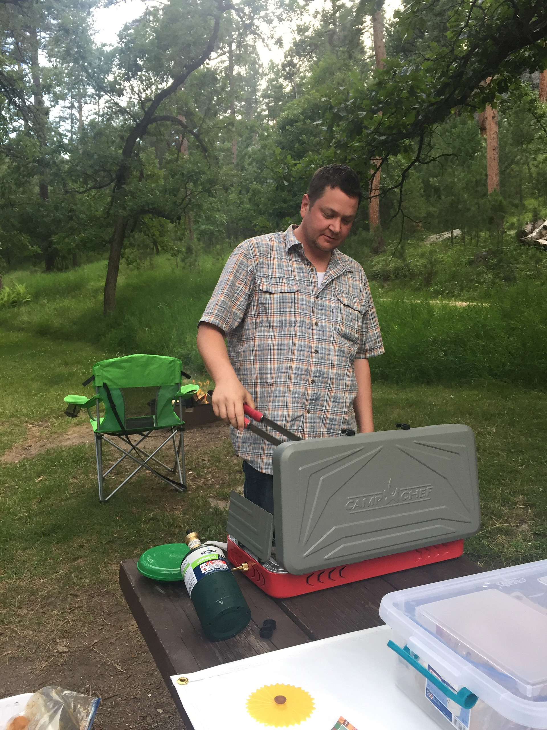 cooking in site #20