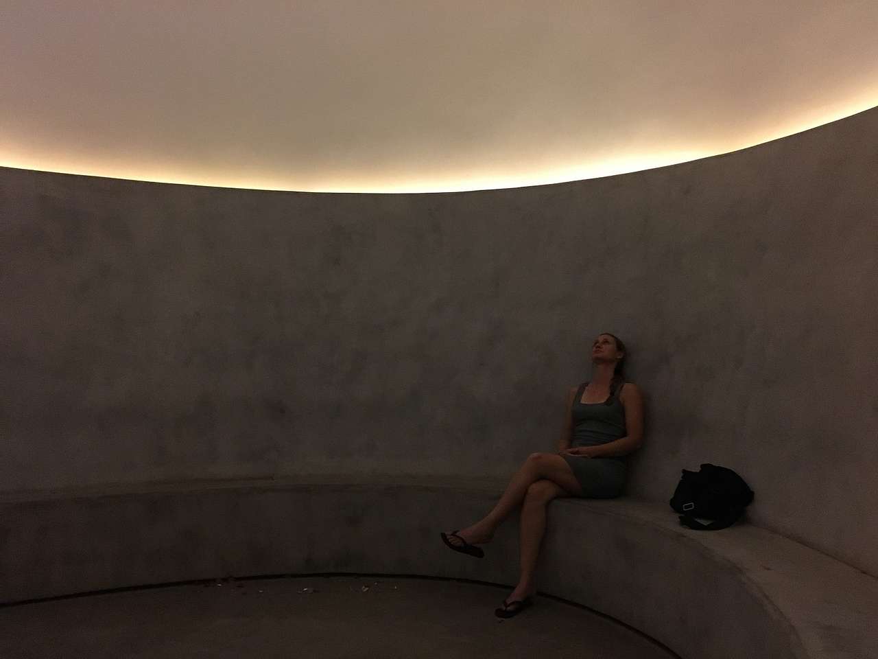 The Turrell Skyspace in the Scottsdale Museum of Contemporary Art.