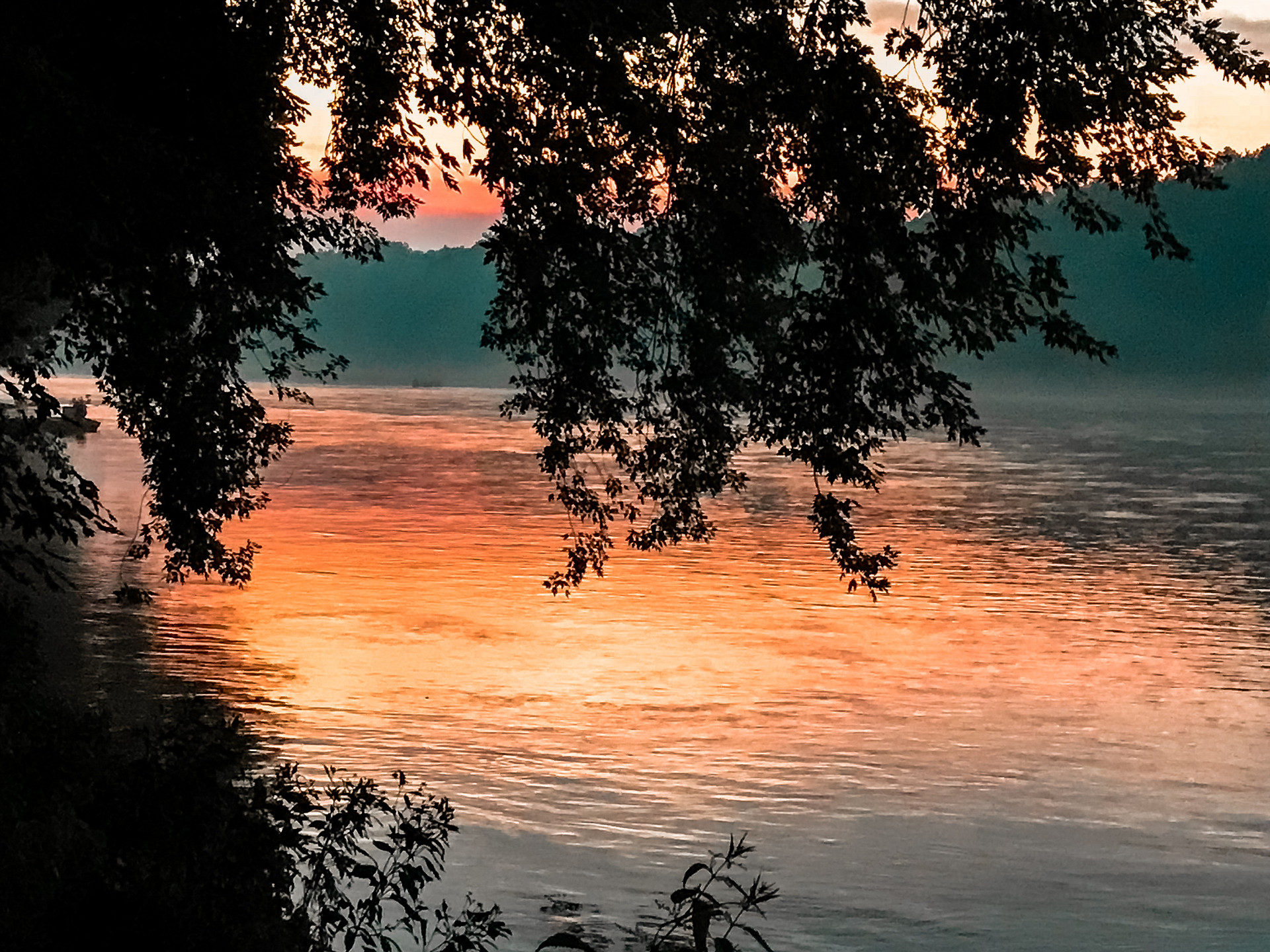 Evening river view
