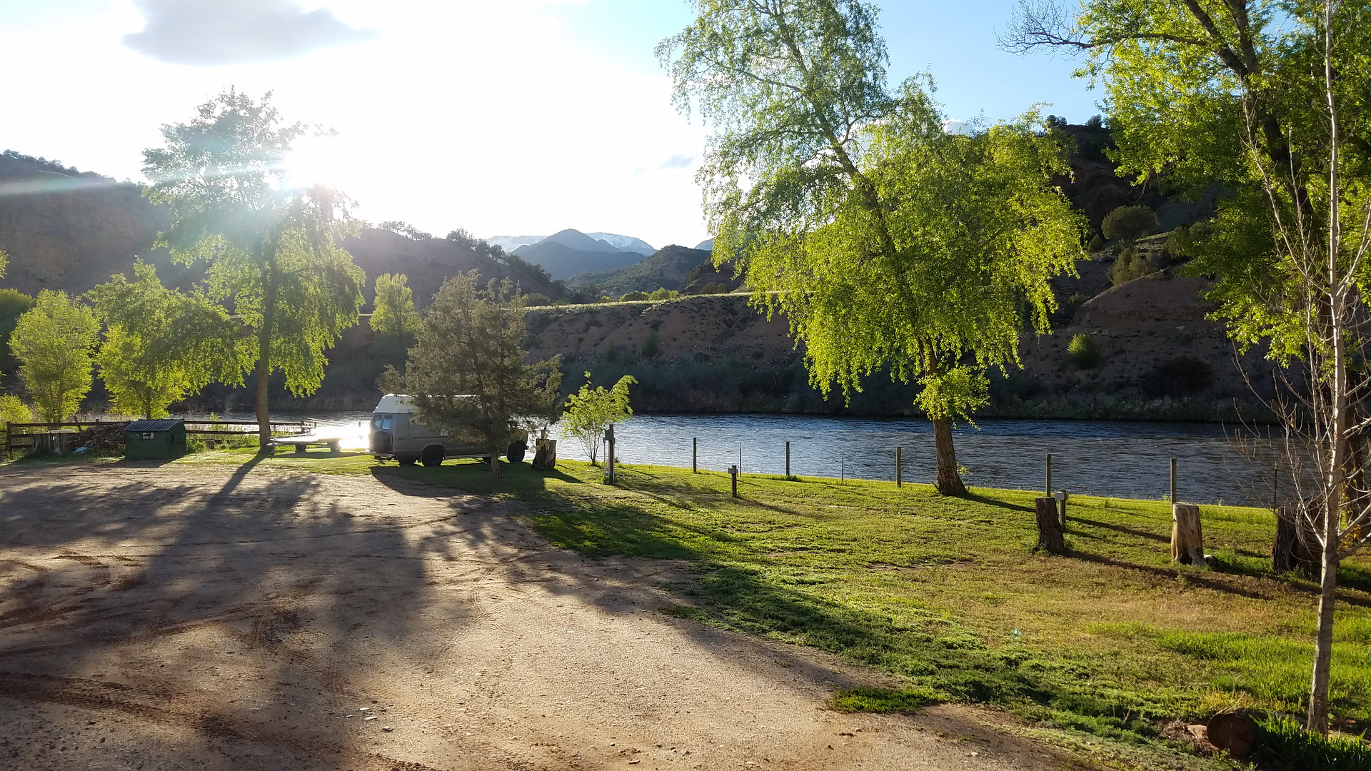 It is beautiful and peaceful here in the summer