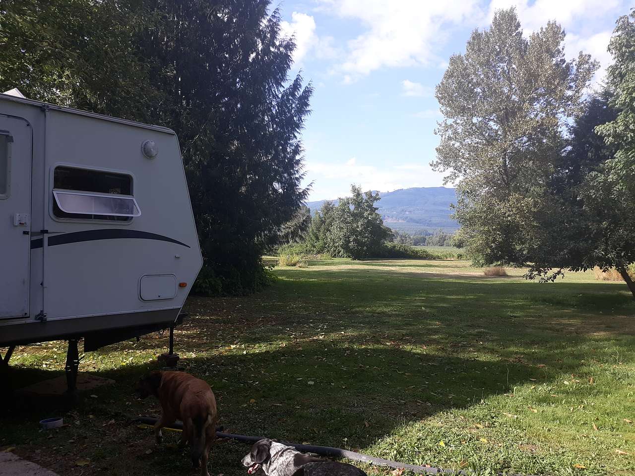Skagit river camping and sauna