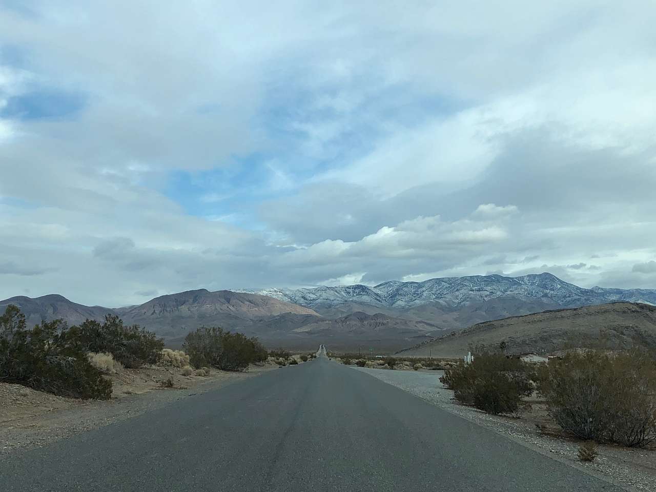 Ranch Road driving back towards Hwy 160 in December.
