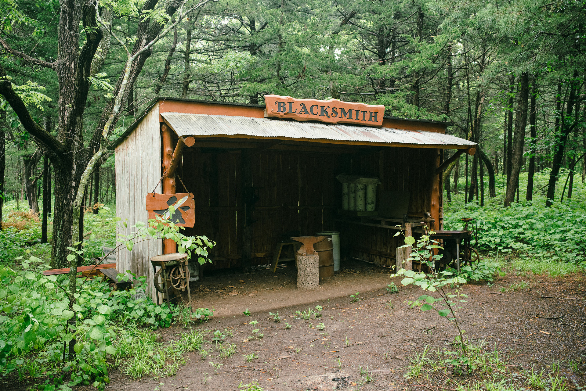 The property is huge, and things like this are scattered throughout.