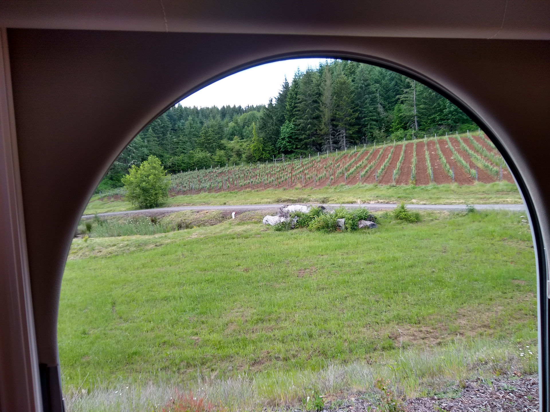 View from our camper