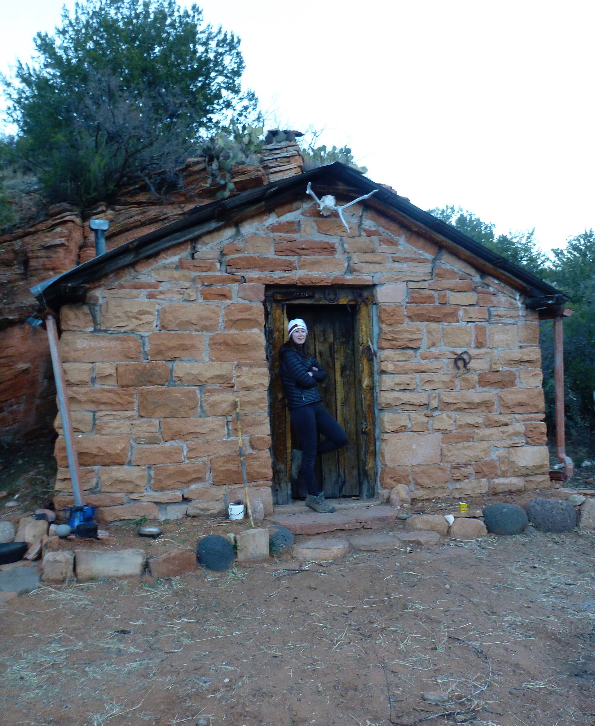 at the cabin