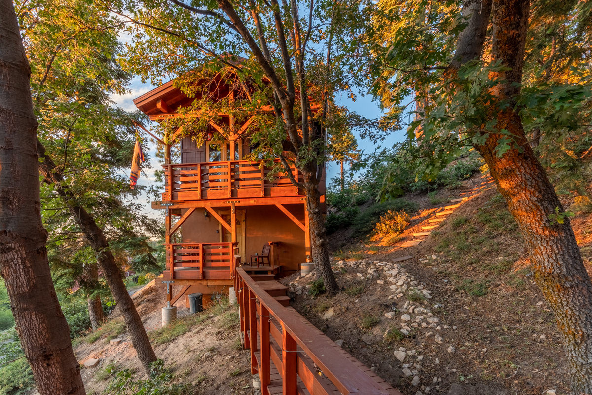 "We absolutely loved the cabin in every way. The location is so beautiful the way it's perched on a mountainside with nice views from all of the windows and decks, especially the master bedroom with huge windows." - Kristin, Sep 2020
