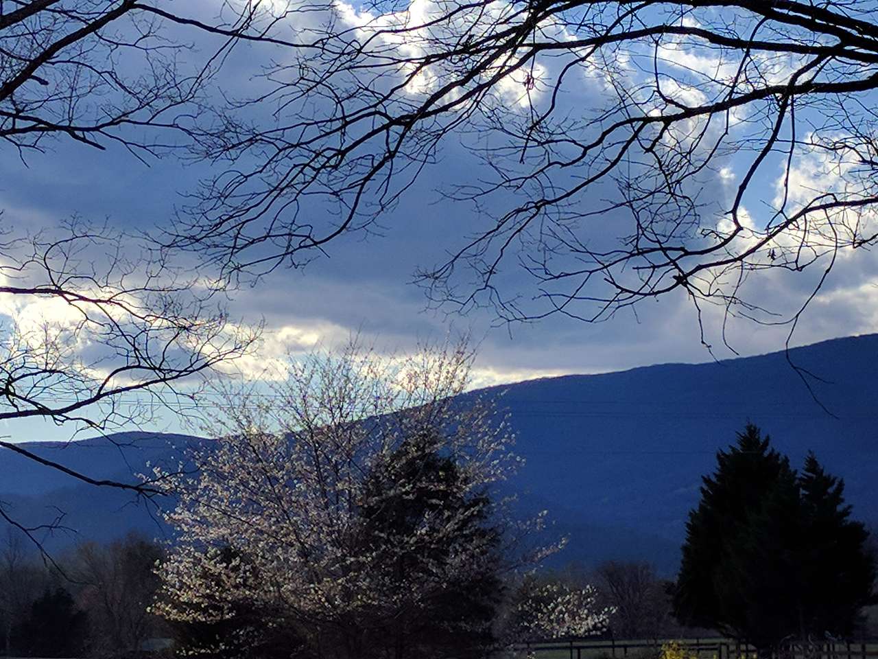 View of the Blue Ridge Mountains