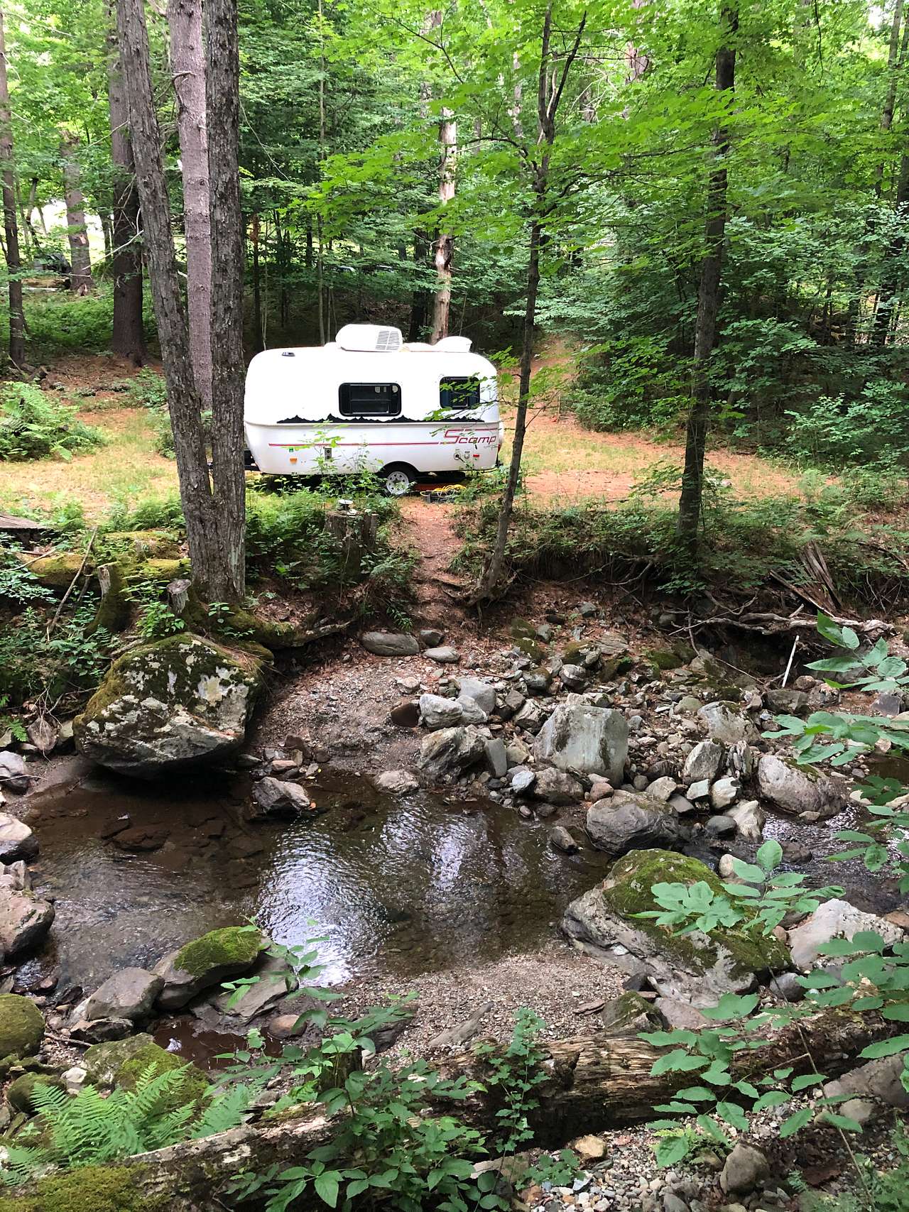 View of site from Texas Hill Brook