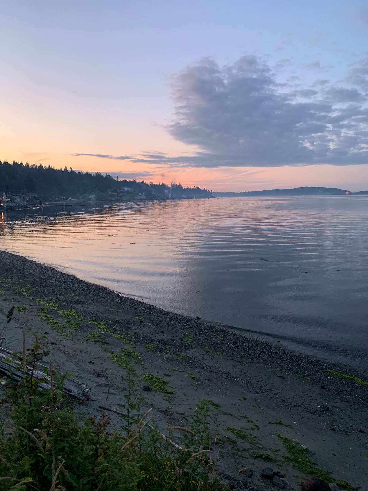 The Sound is a short walk down curley creek with a beautiful public-access beach. 