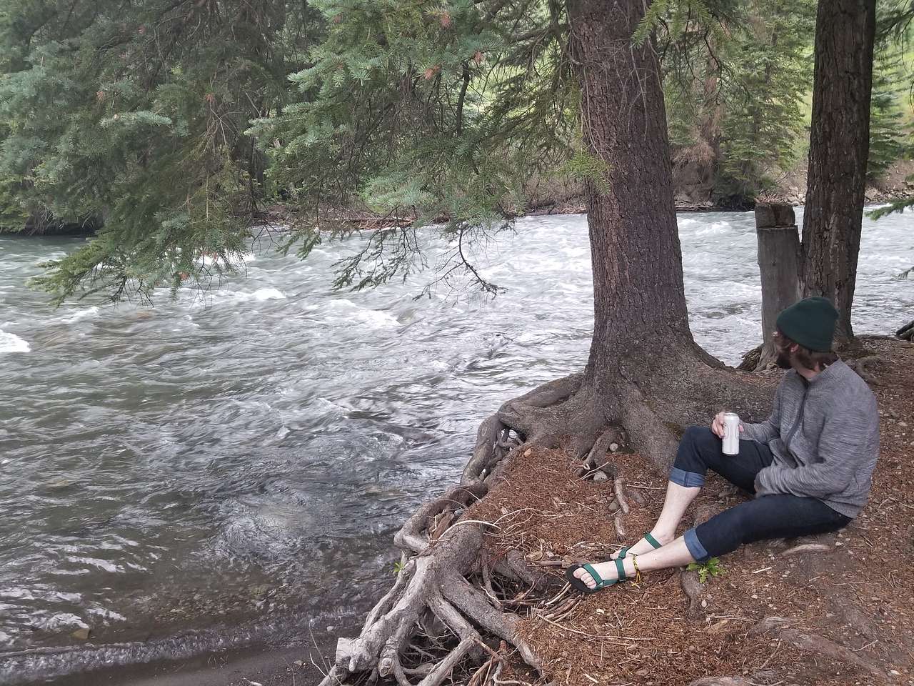 Enjoying the sound and view!