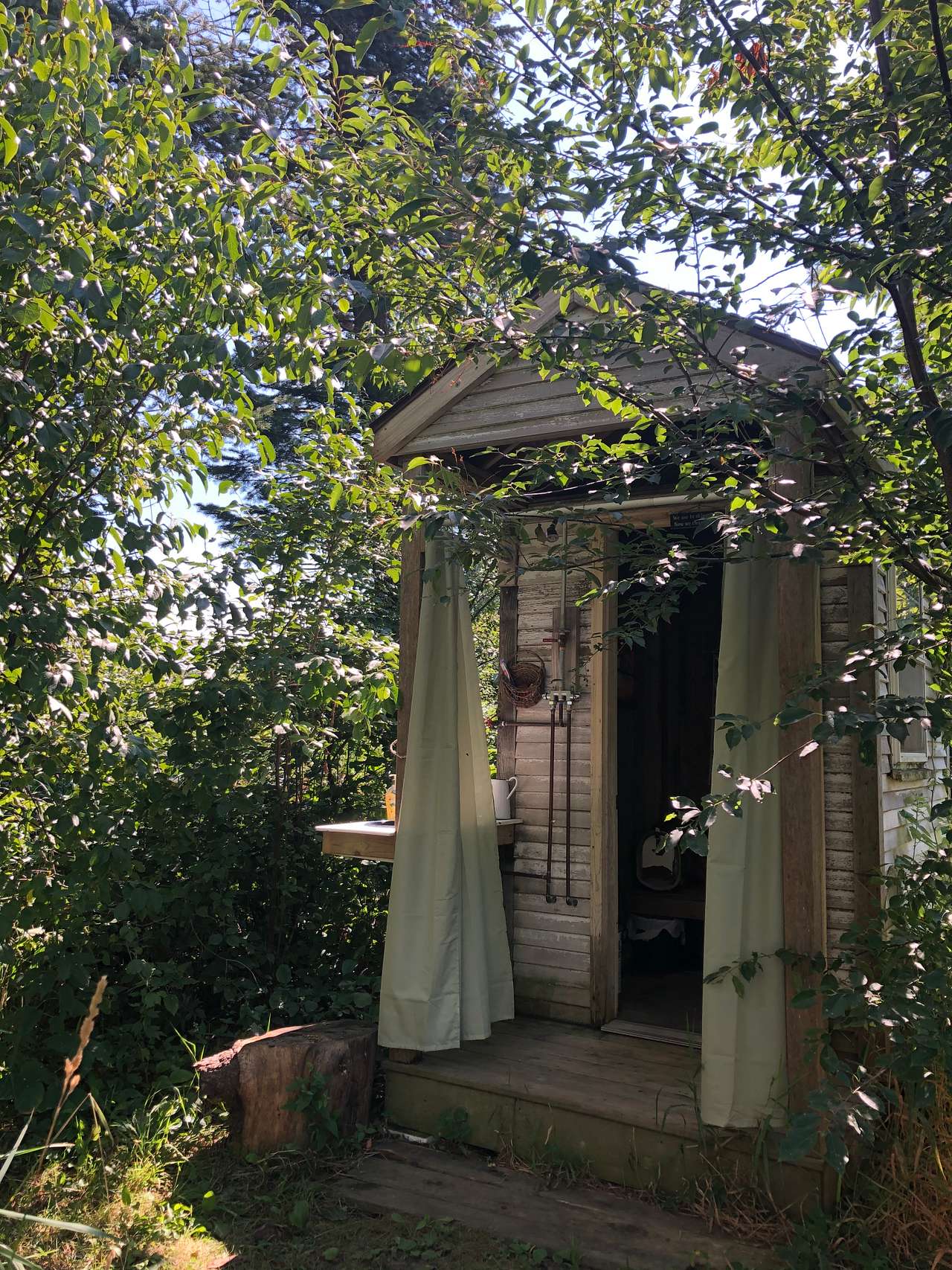 Shower and bathroom