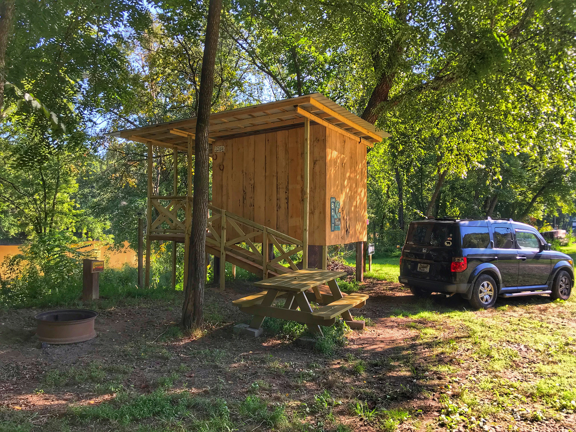 The River Shack site