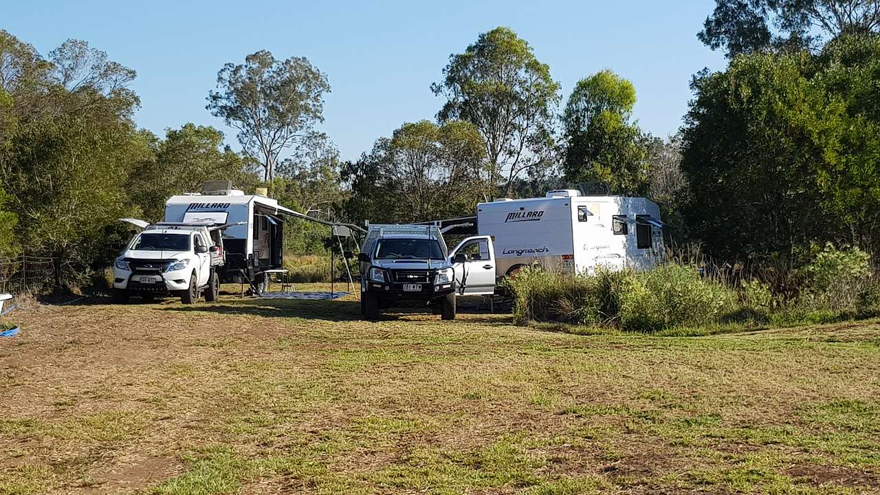 Creekside camp site
