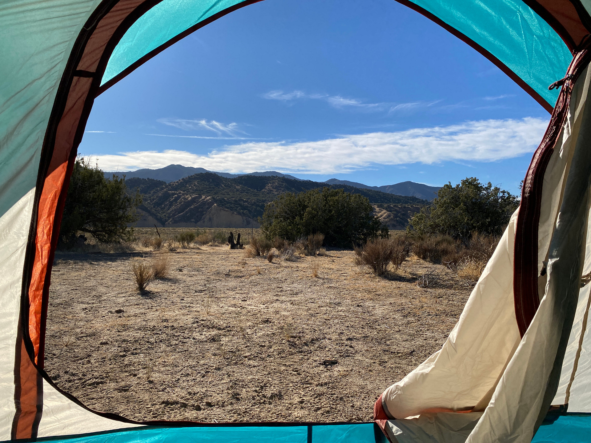 The view from our tent