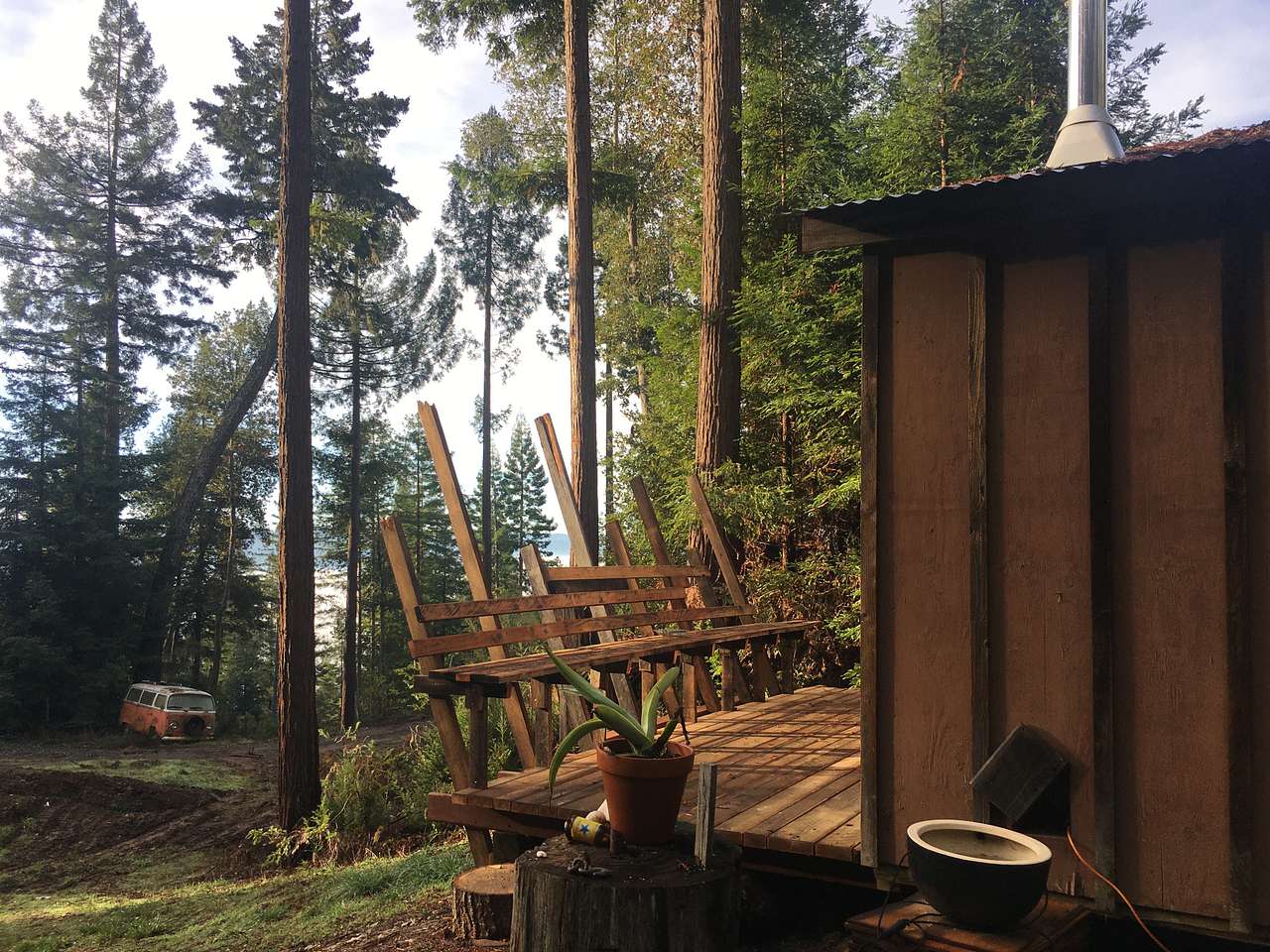 South facing ridge with views