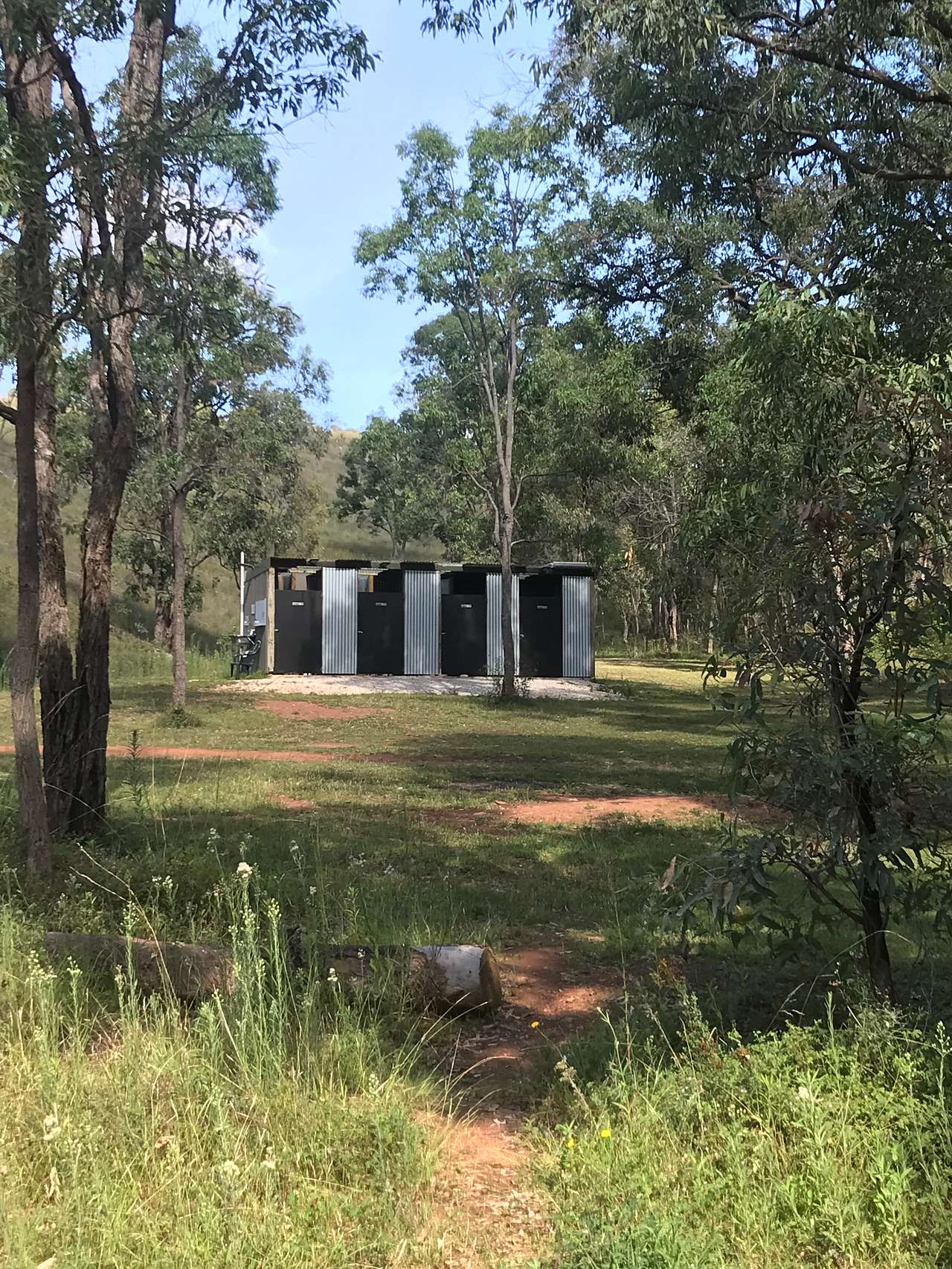 Shower and toilet block 