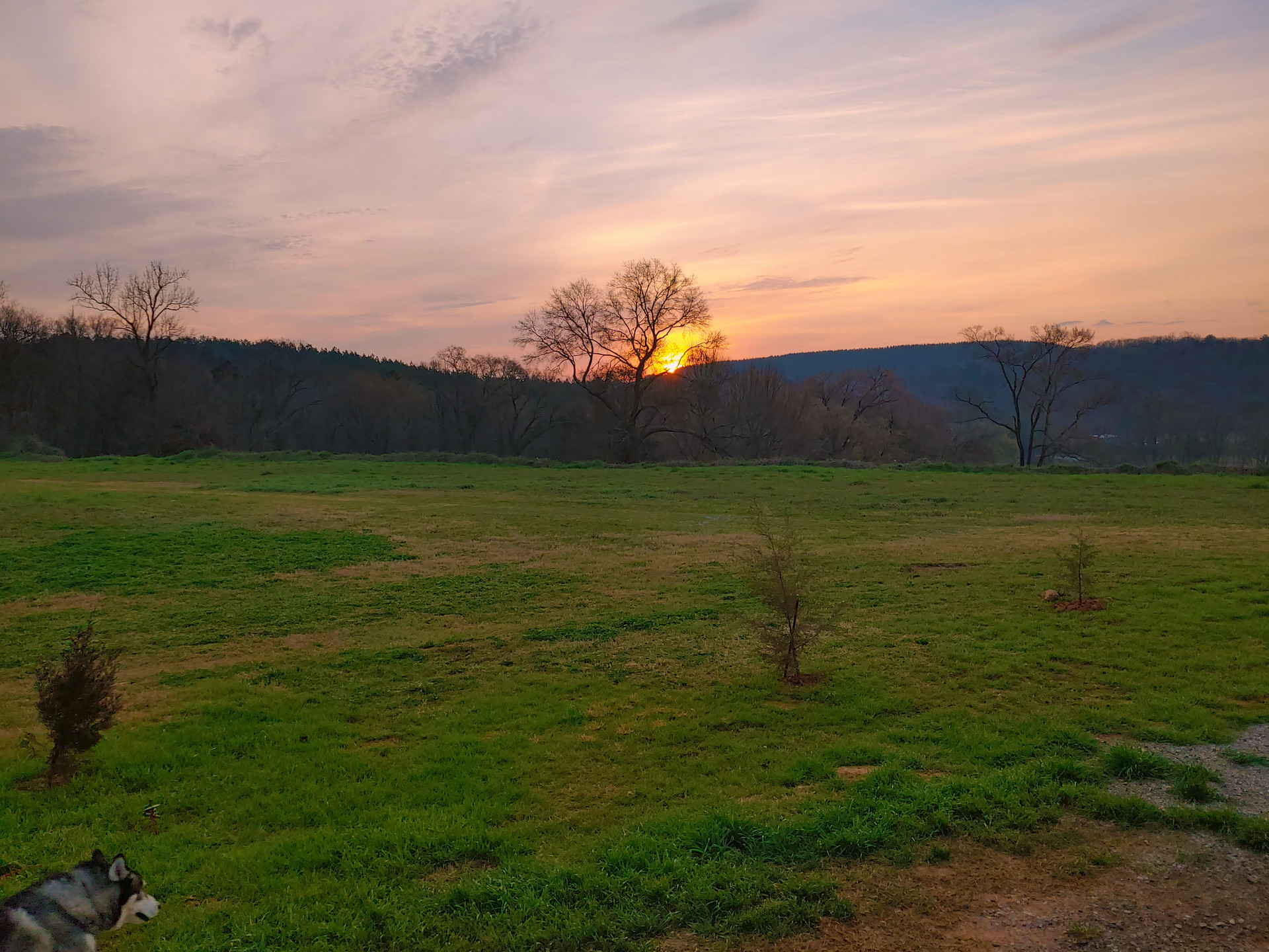 Sunrise at site 5 