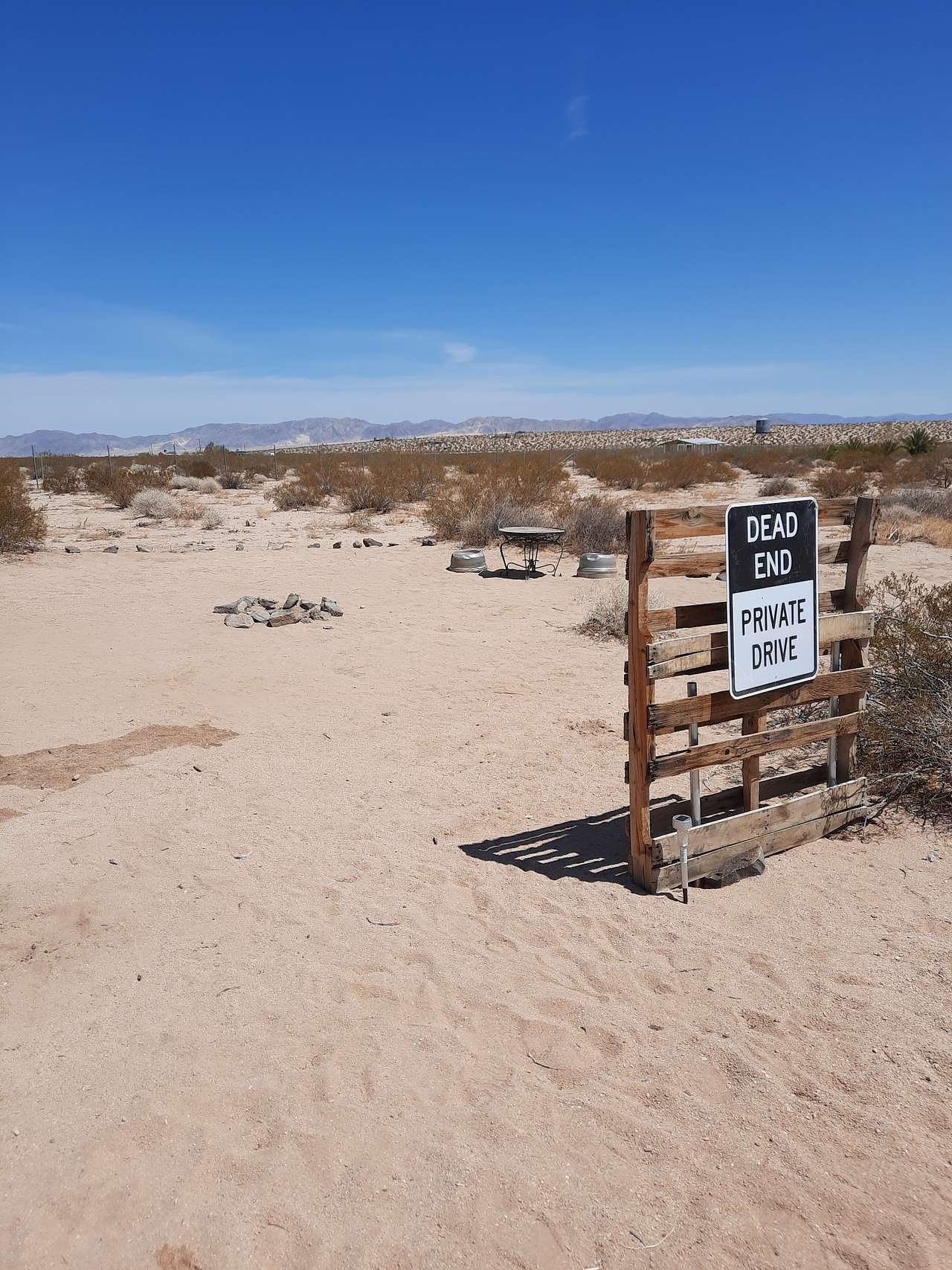 Jistdirt campsite.