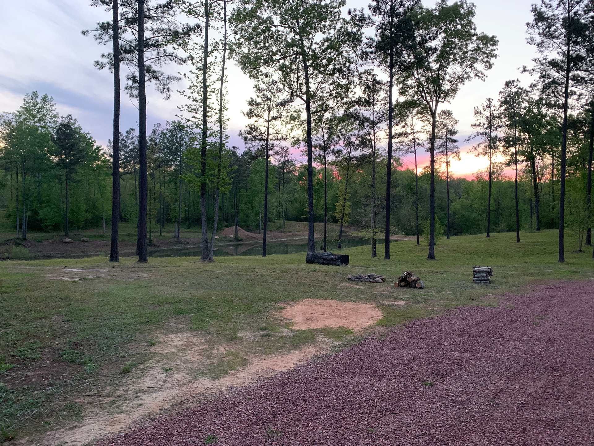 Site #1. RV, vehicle or tent.  Located right beside the barn. Park on gravel or ground. Faces the sunset. 