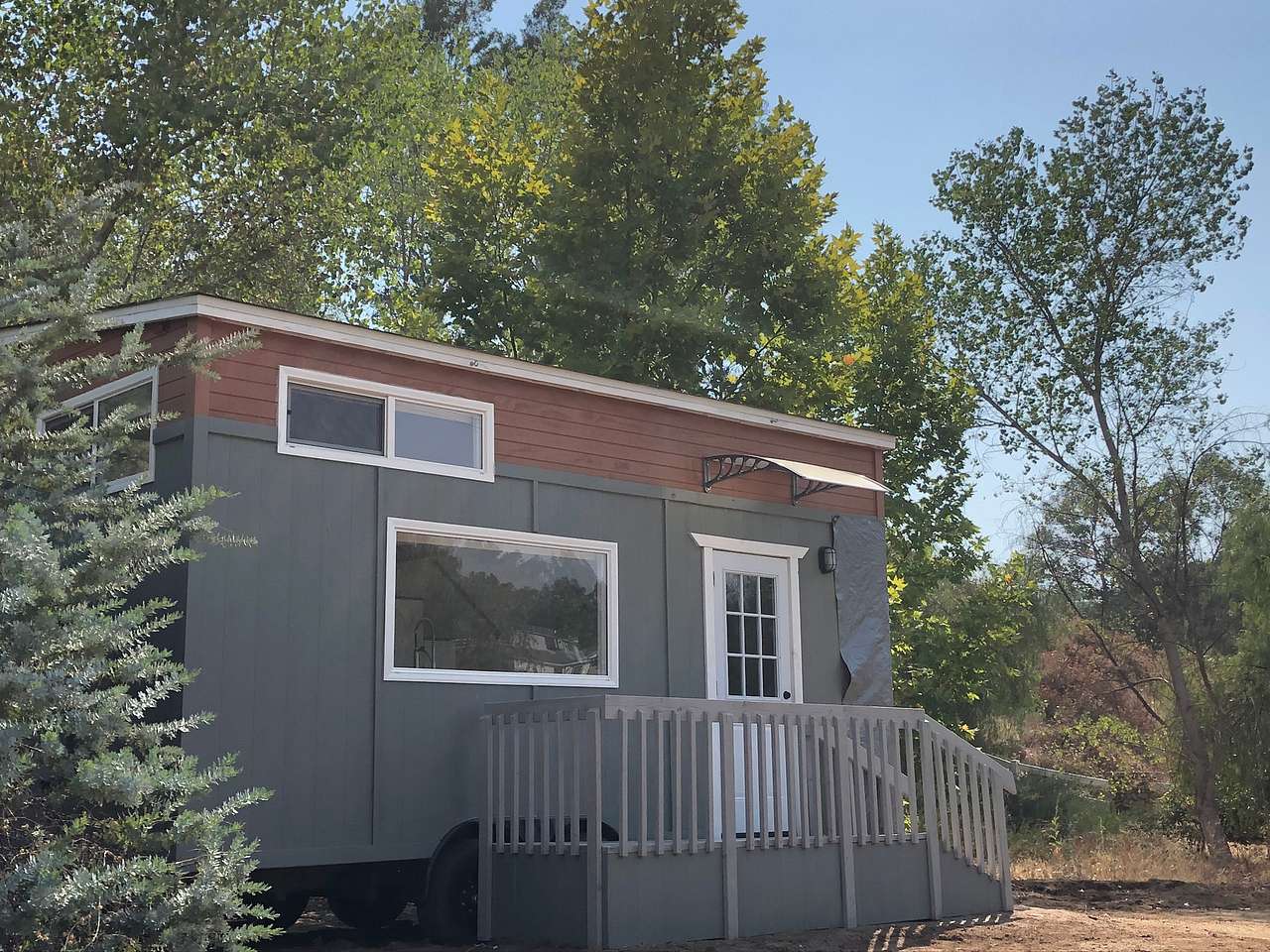 A Tiny House shares the parcel (and can be rented as well).
