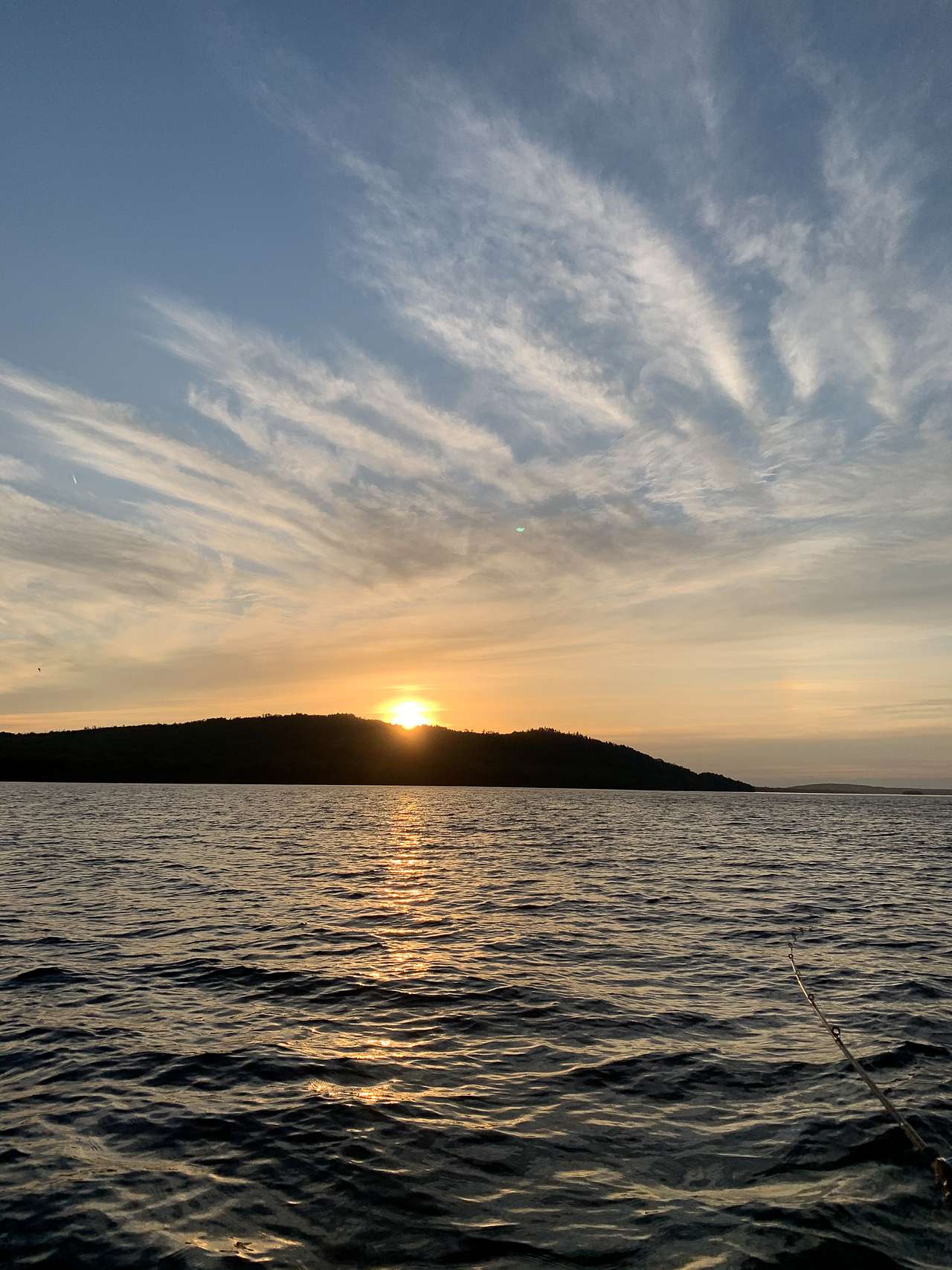 Sunset over Caribou Lake