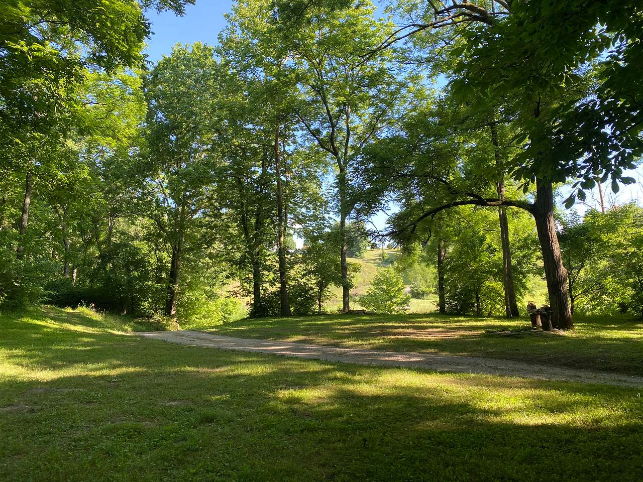 Fire pit creek side
