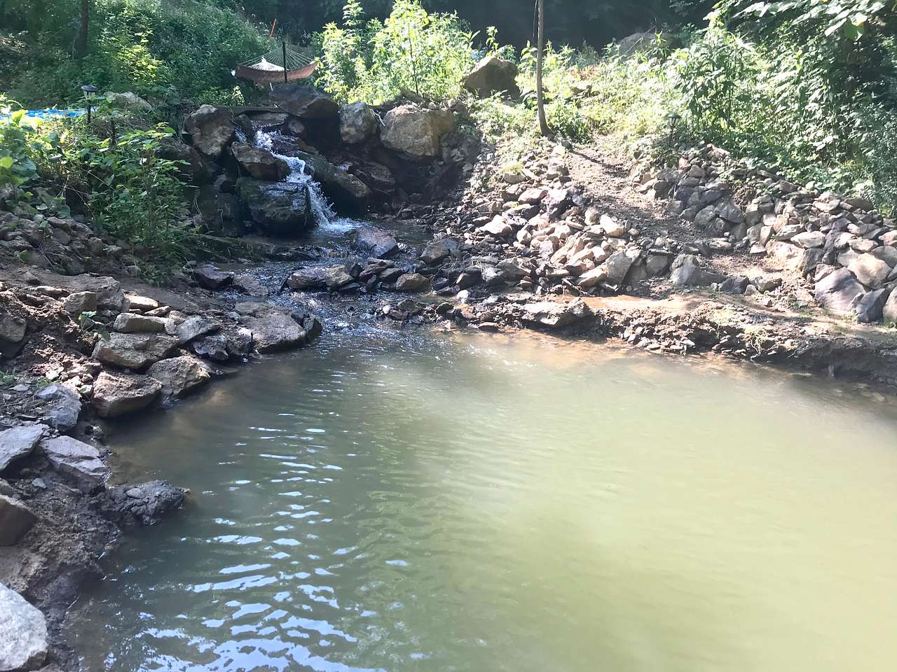 Swimming hole!  No lifeguard on duty-swim at ur own risk. 
