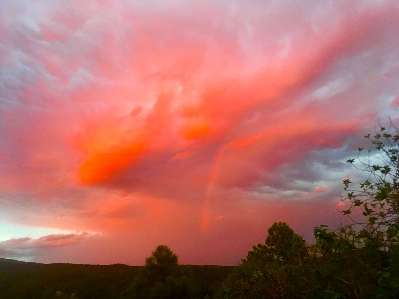 Fire rainbow