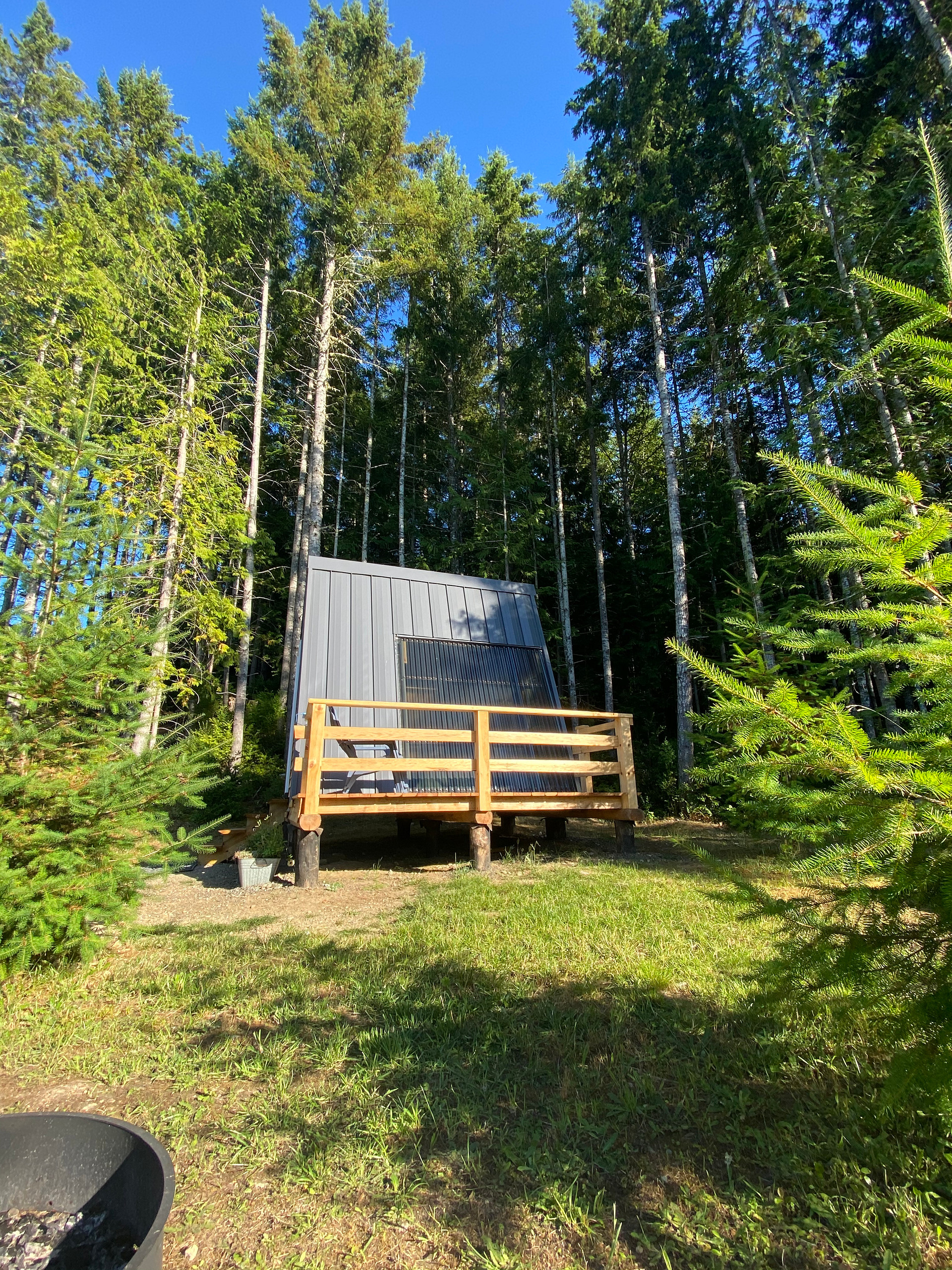 Nestled right in the trees...
