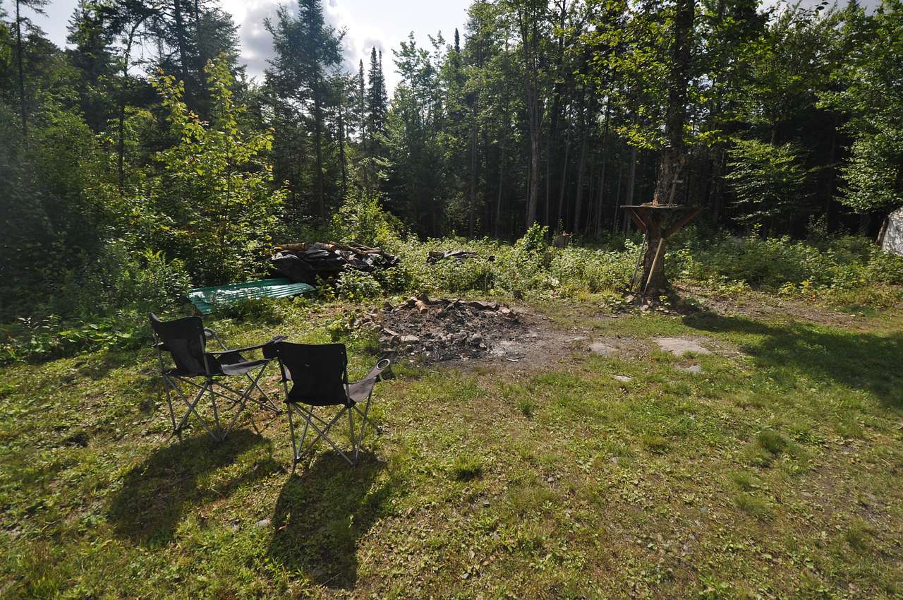 Fire pit near the 1st campsite